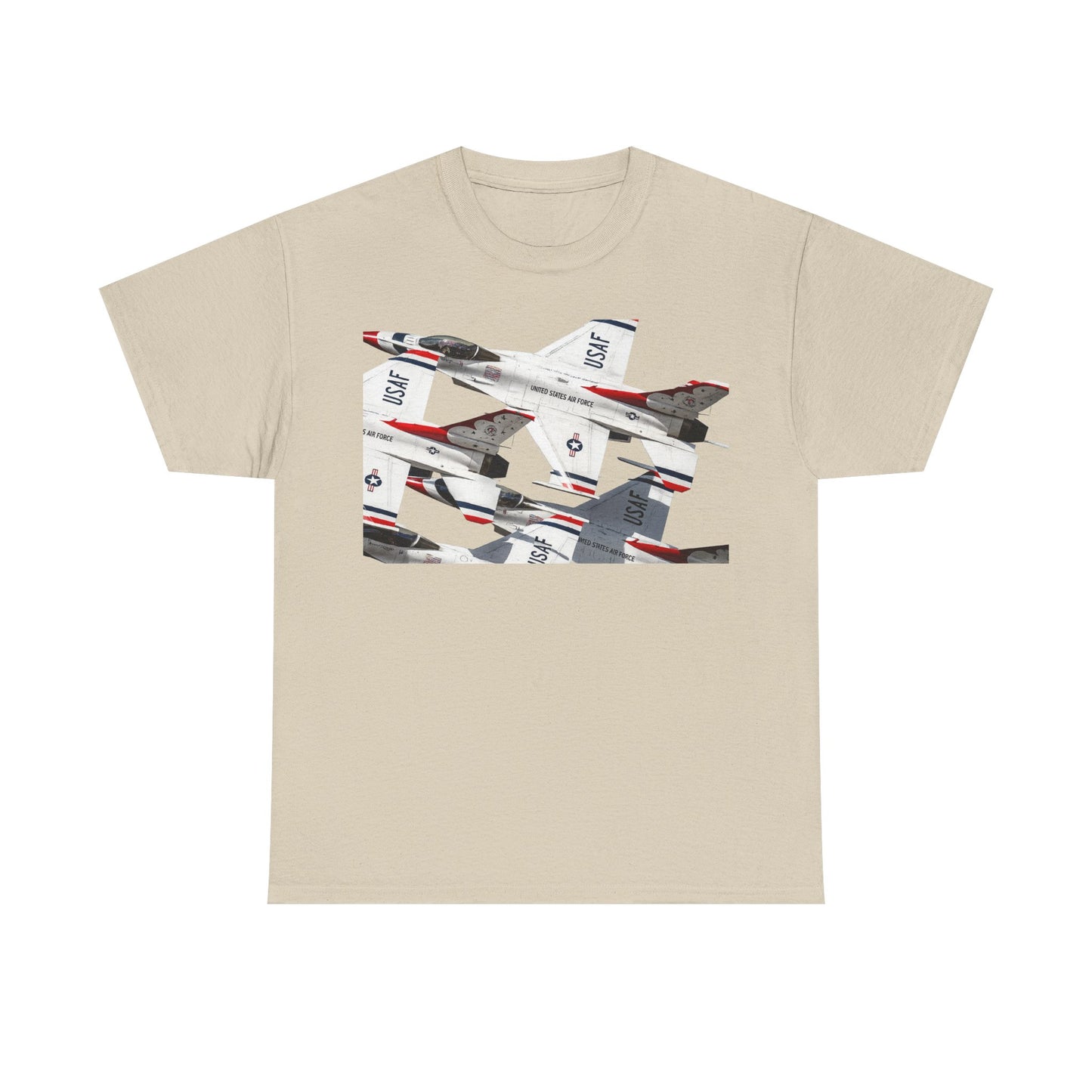 Thunderbirds Jet Formation T‑Shirt — Military Aviation Fighter Jets Tee