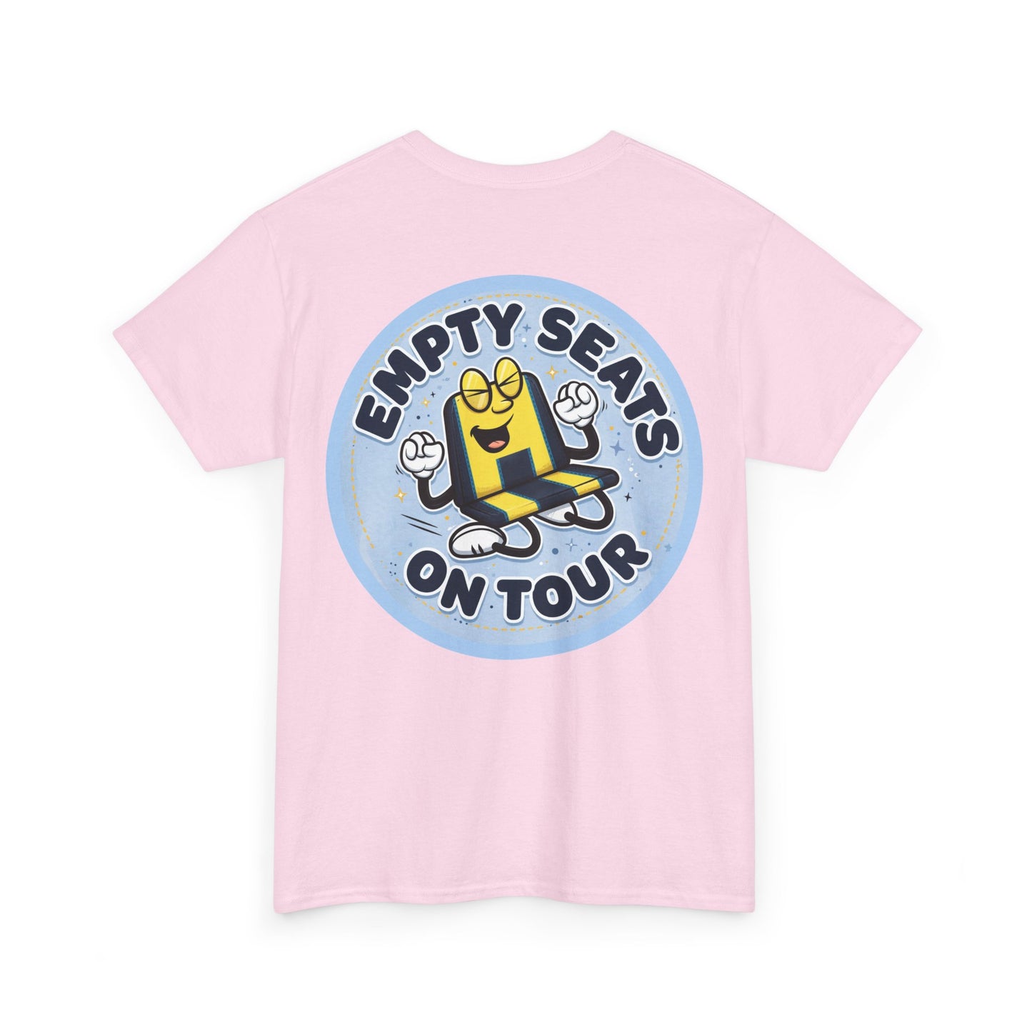 Manchester City T‑Shirt — "Empty Seats On Tour" Cartoon Seat Graphic Tee