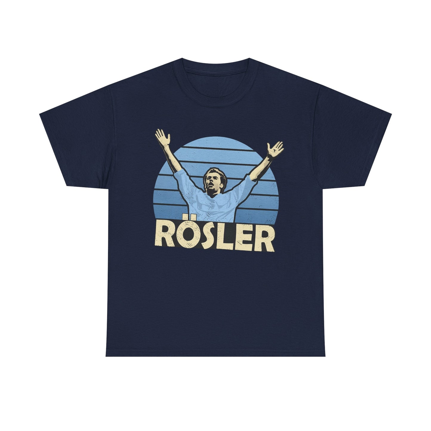 Retro 'Rösler' Graphic Tee - Vintage Soccer Fan Shirt