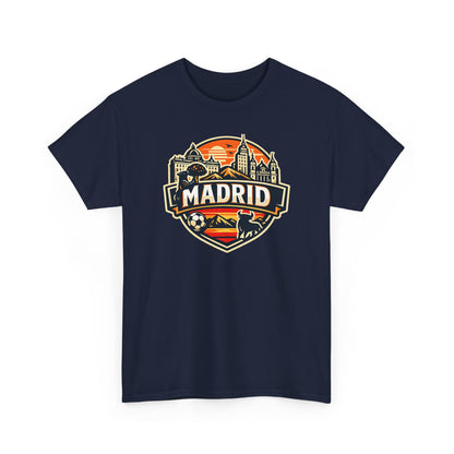 Madrid Skyline Soccer Crest T-Shirt