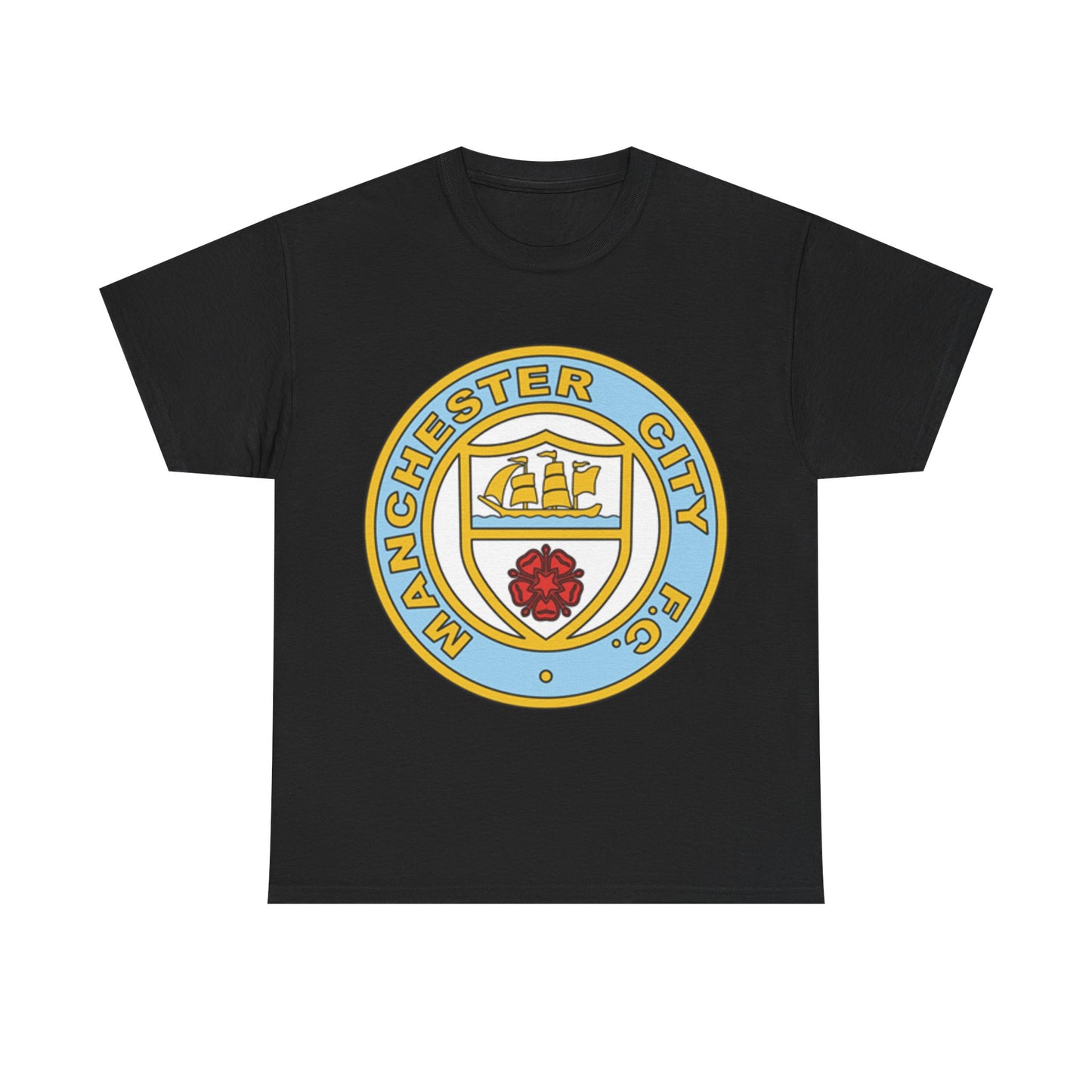 Manchester City FC Retro Crest T-Shirt – Retro Football Fan Tee
