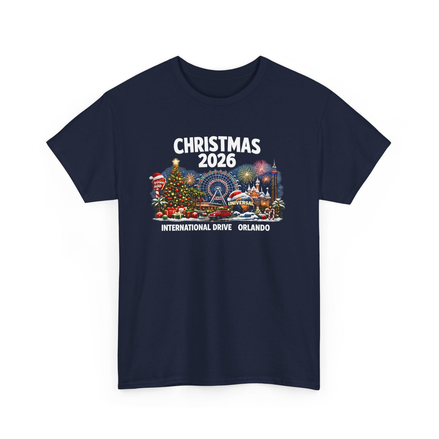 Christmas 2026 Orlando T-Shirt — International Drive Holiday Souvenir