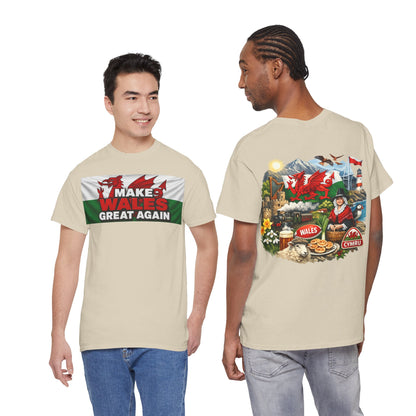 Wales Pride T-Shirt — 'Make Wales Great Again' Welsh Dragon Tee