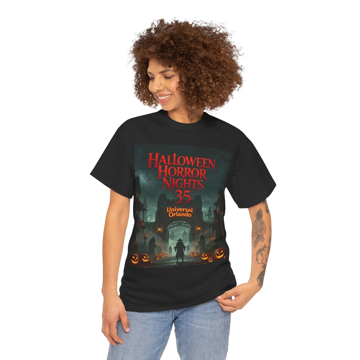 Halloween Horror Nights 35 T-Shirt — Pumpkin Night Tee