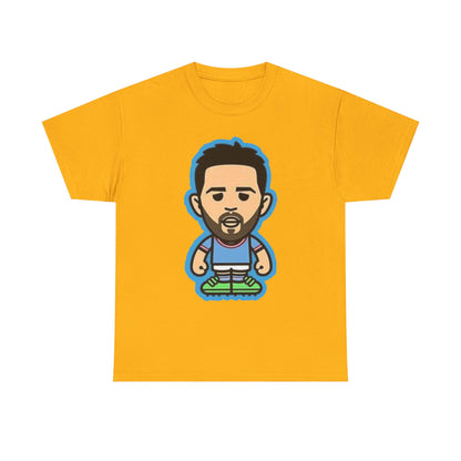 Bernardo Silva Manchester City Legend Graphic Tee — Player Cartoon Front & Tribute Poster Back