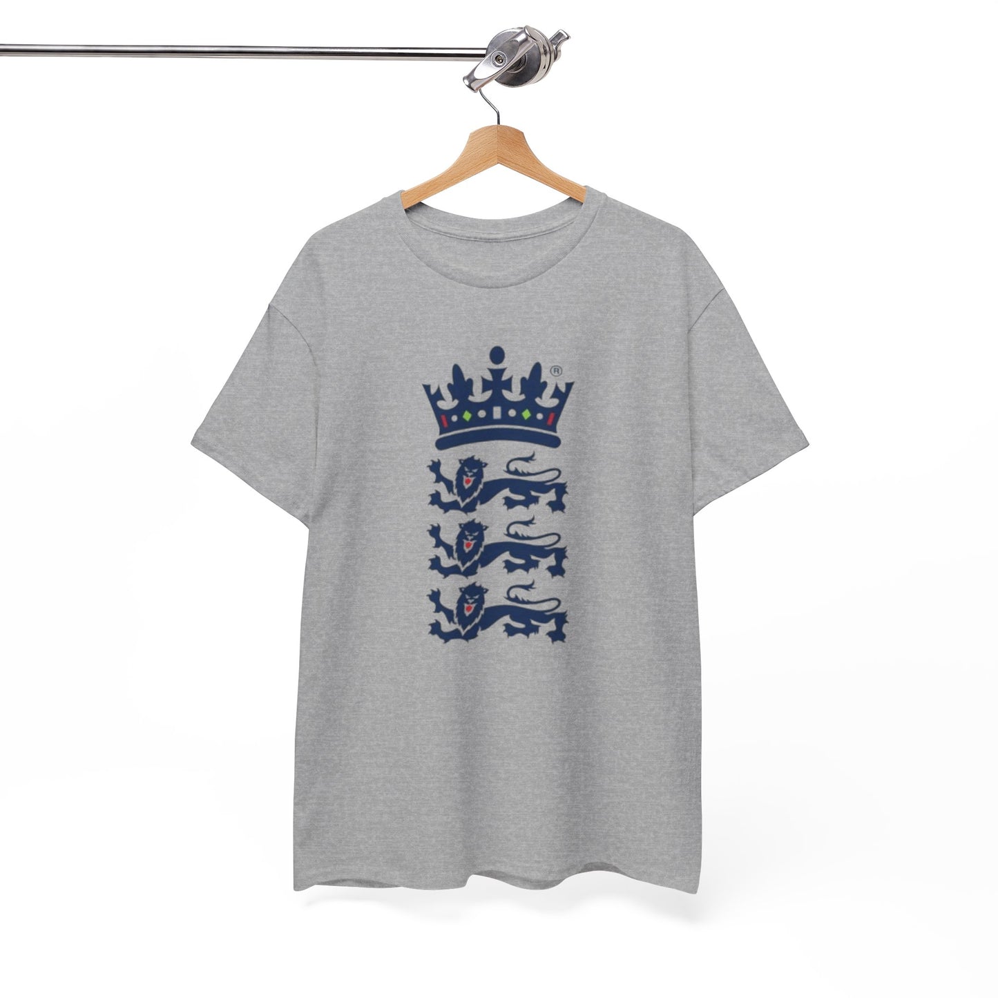 English Cricket T-Shirt — Vintage Cricket Crest Tee