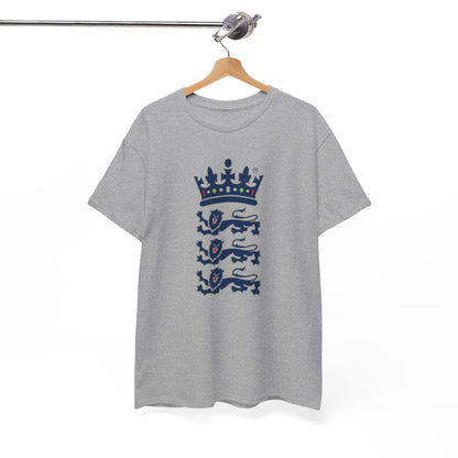 English Cricket T-Shirt — Vintage Cricket Crest Tee