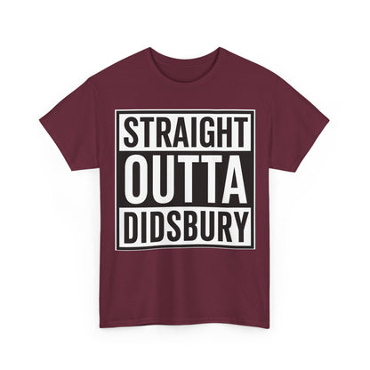 Straight Outta Didsbury T‑Shirt — Graphic City Pride Tee