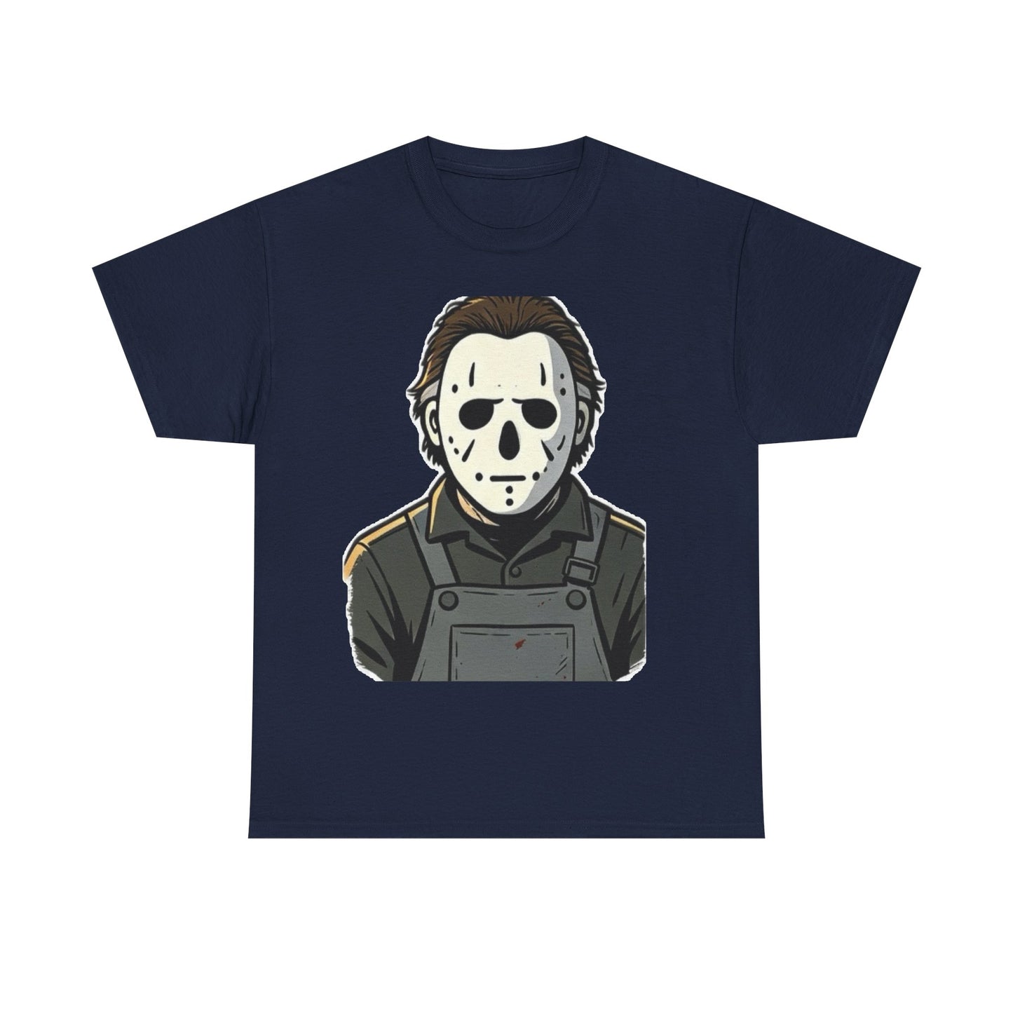 Horror Mask Tee — Jason-Inspired Halloween T-Shirt
