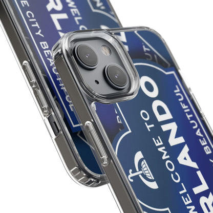Orlando Clear Phone Case — "Welcome to Orlando" City Sign Design