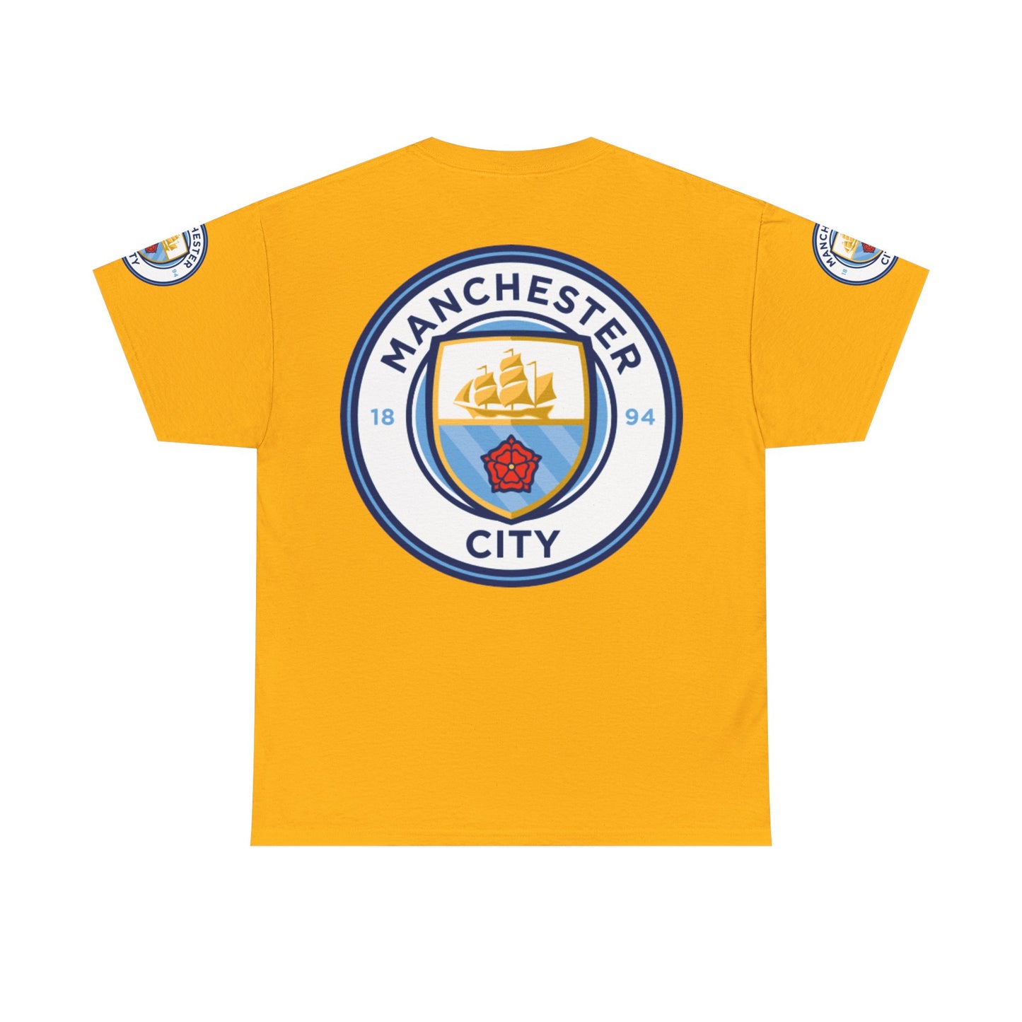Manchester City Crest T-Shirt — Football Club Logo Tee