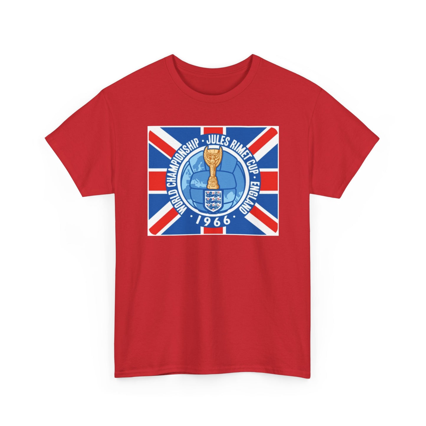 1966 World Cup Jules Rimet Trophy Tee — Vintage England Football Shirt