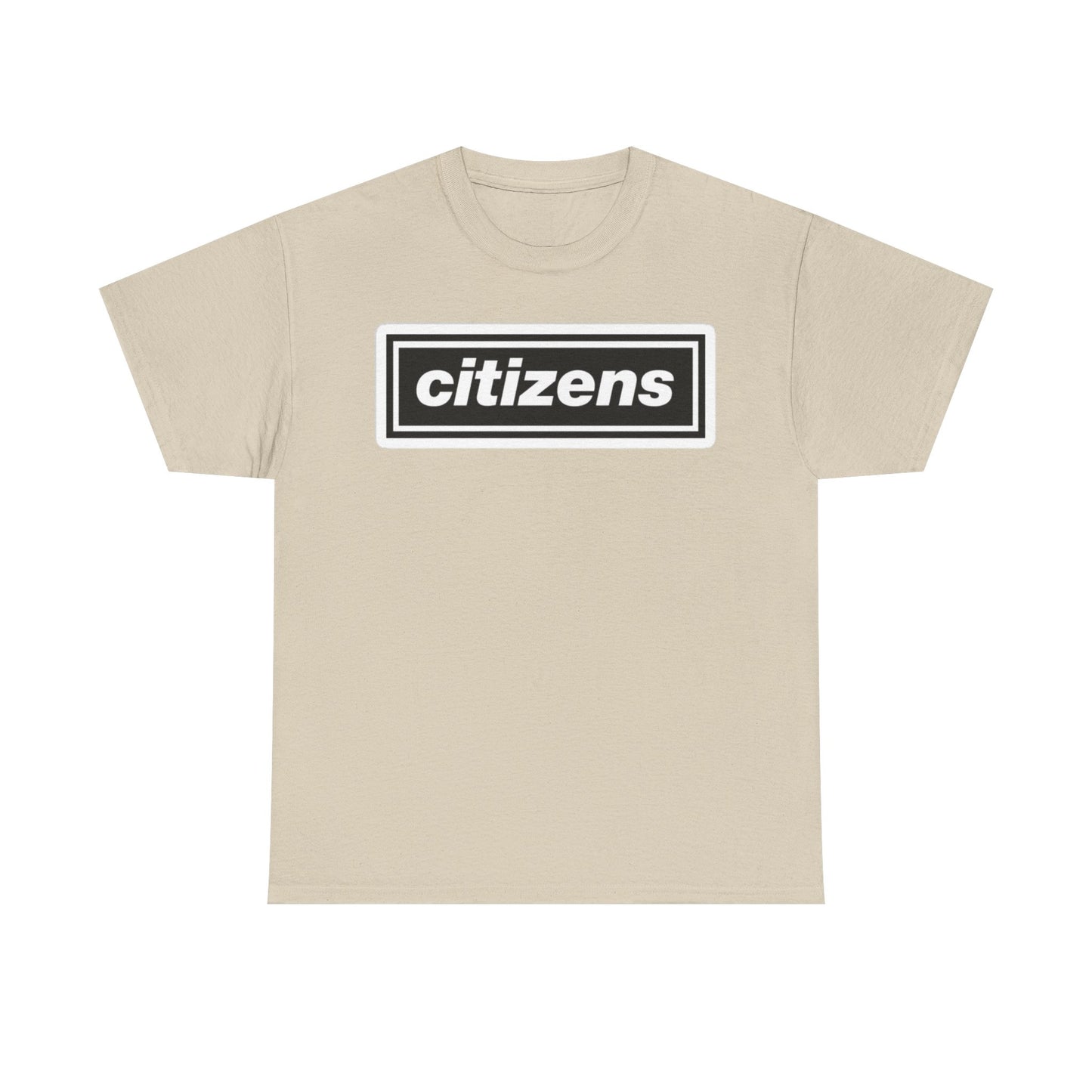 Citizens Manchester City Logo T-Shirt — Minimal Retro Box-Logo Tee