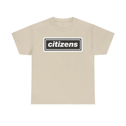 Citizens Manchester City Logo T-Shirt — Minimal Retro Box-Logo Tee