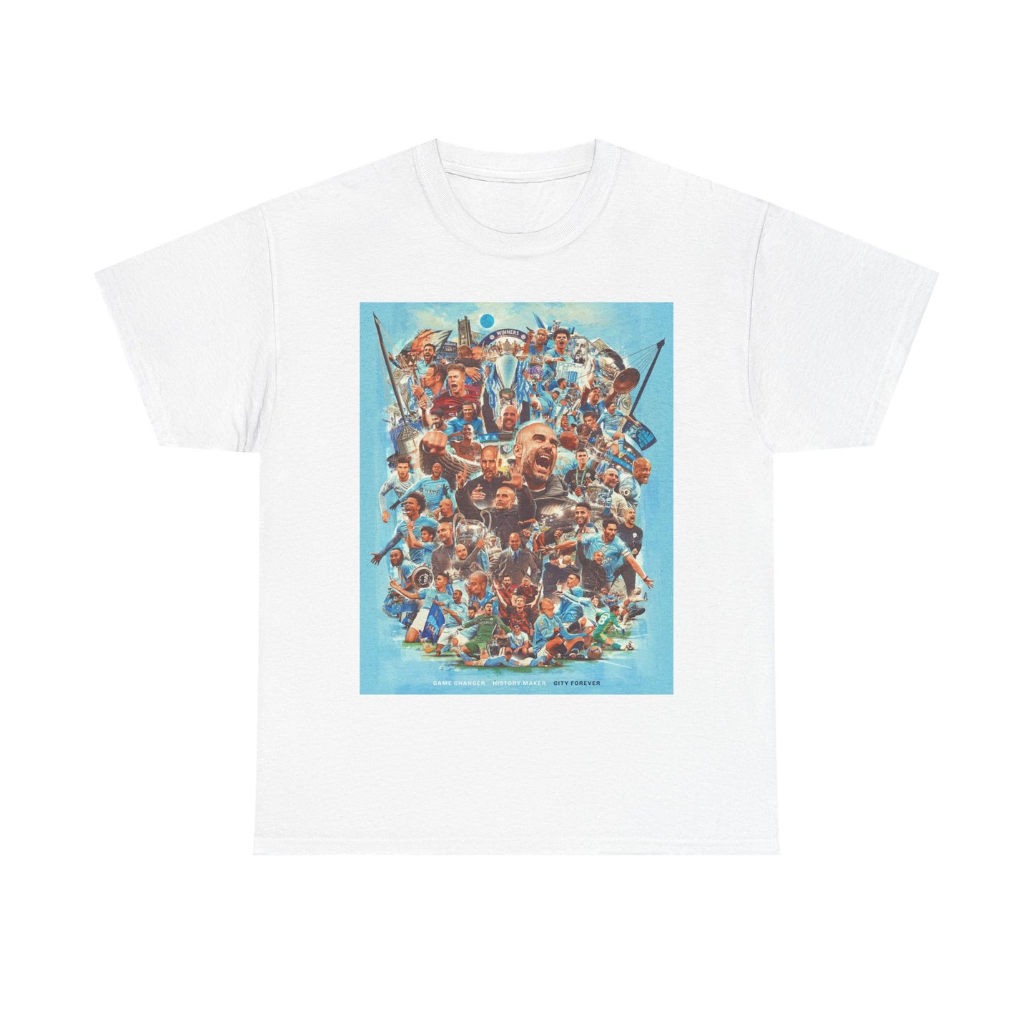 Pep Guardiola History Maker Poster T-Shirt