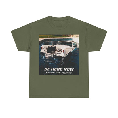 Oasis Be Here Now Vintage Graphic Tee — Retro Aesthetic T‑Shirt (Thursday 21st August 1997)