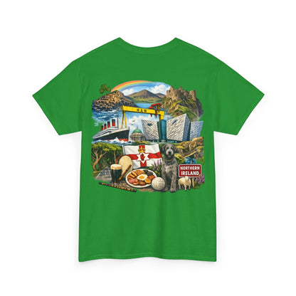 Northern Ireland Collage Tee — "Make Northern Ireland Great Again" Graphic T-Shirt