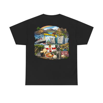 Northern Ireland Collage Tee — "Make Northern Ireland Great Again" Graphic T-Shirt