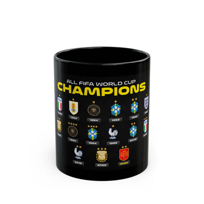 World Cup Champions Mug — All FIFA Winners Coffee Cup (11oz/15oz)