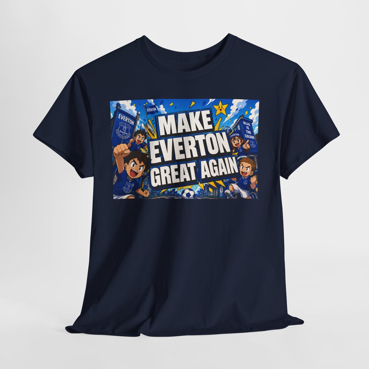 Everton Fan T-Shirt — "Make Everton Great Again" Football Supporter Tee