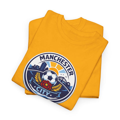 Manchester City Crest T-Shirt — Soccer Fan Tee