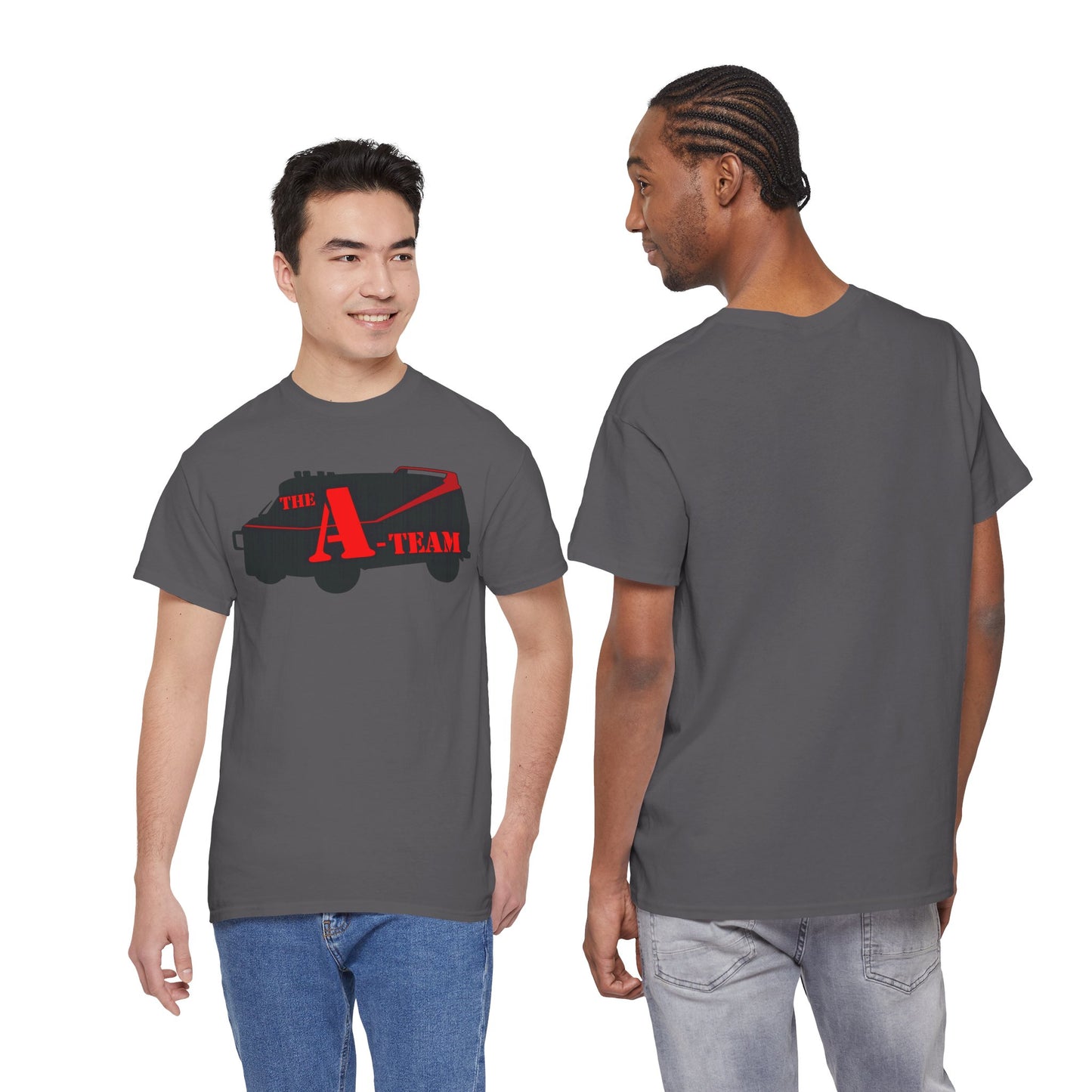 A-Team Van Graphic Tee — Retro Action TV Logo T-Shirt