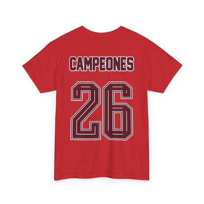 Spain World Champions 'Campeones 26' Cotton T‑Shirt