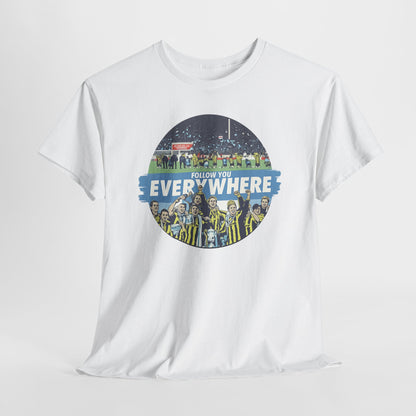 Manchester City T-Shirt — Follow Me Everywhere Soccer Fan Design