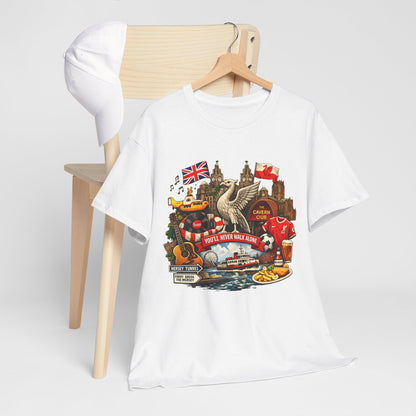 Liverpool Landmarks & You'll Never Walk Alone T-Shirt