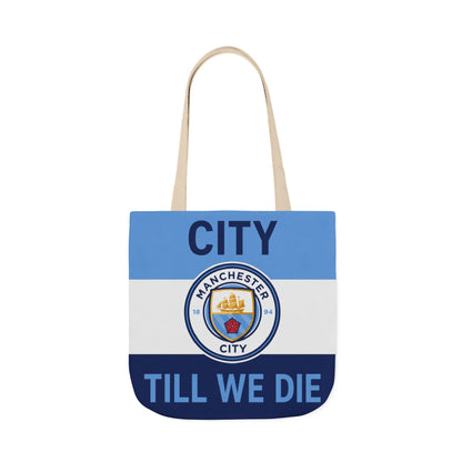 City Till We Die Unofficial Canvas Tote Bag — Manchester Football Fan Bag