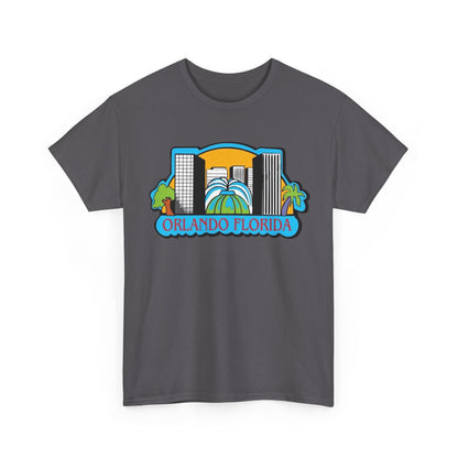Orlando Florida Retro Skyline T-Shirt