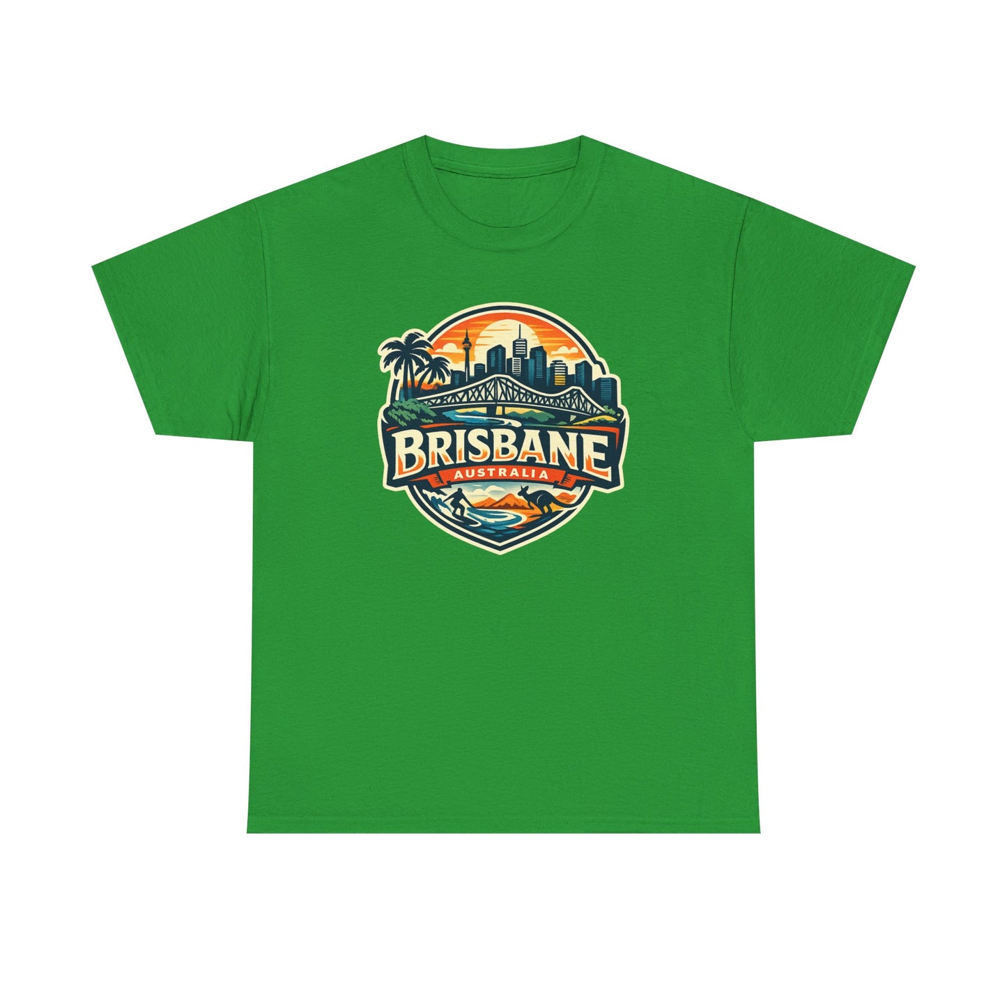 Brisbane Australia Vintage Sunset T-Shirt