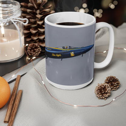 Blue Angels US Navy Jet Coffee Mug — Aviation Pilot Gift (11oz, 15oz)
