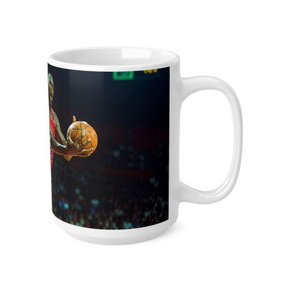 Basketball Action Mug — Dynamic Game Night Coffee Cup (11oz, 15oz)