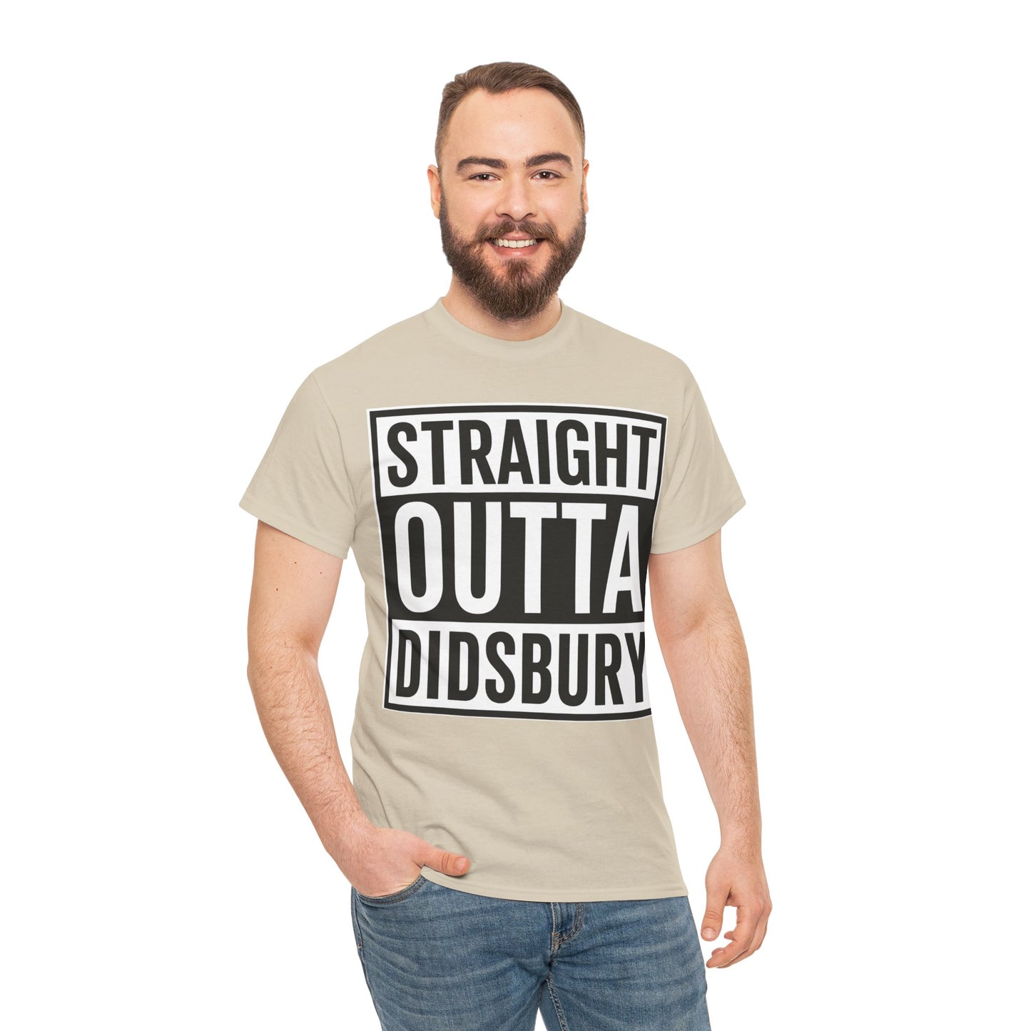 Straight Outta Didsbury T‑Shirt — Graphic City Pride Tee