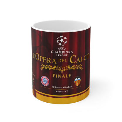 2001 Champions League FInal Programme Cover Inspired Coffee Mug — Ceramic Cup (11oz/15oz)