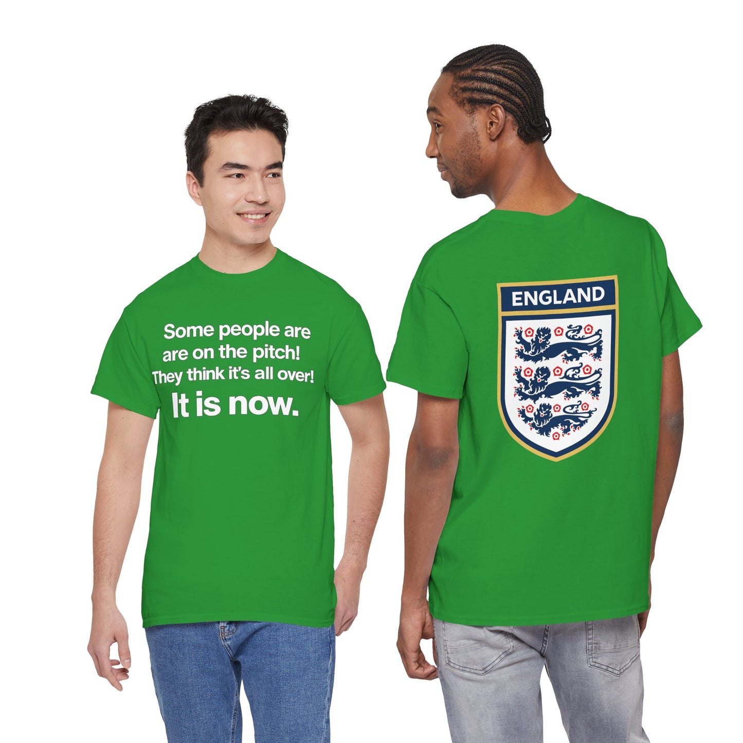 Some people are on the pitch - England 1966 T-Shirt — Bold Motivational Quote Tee