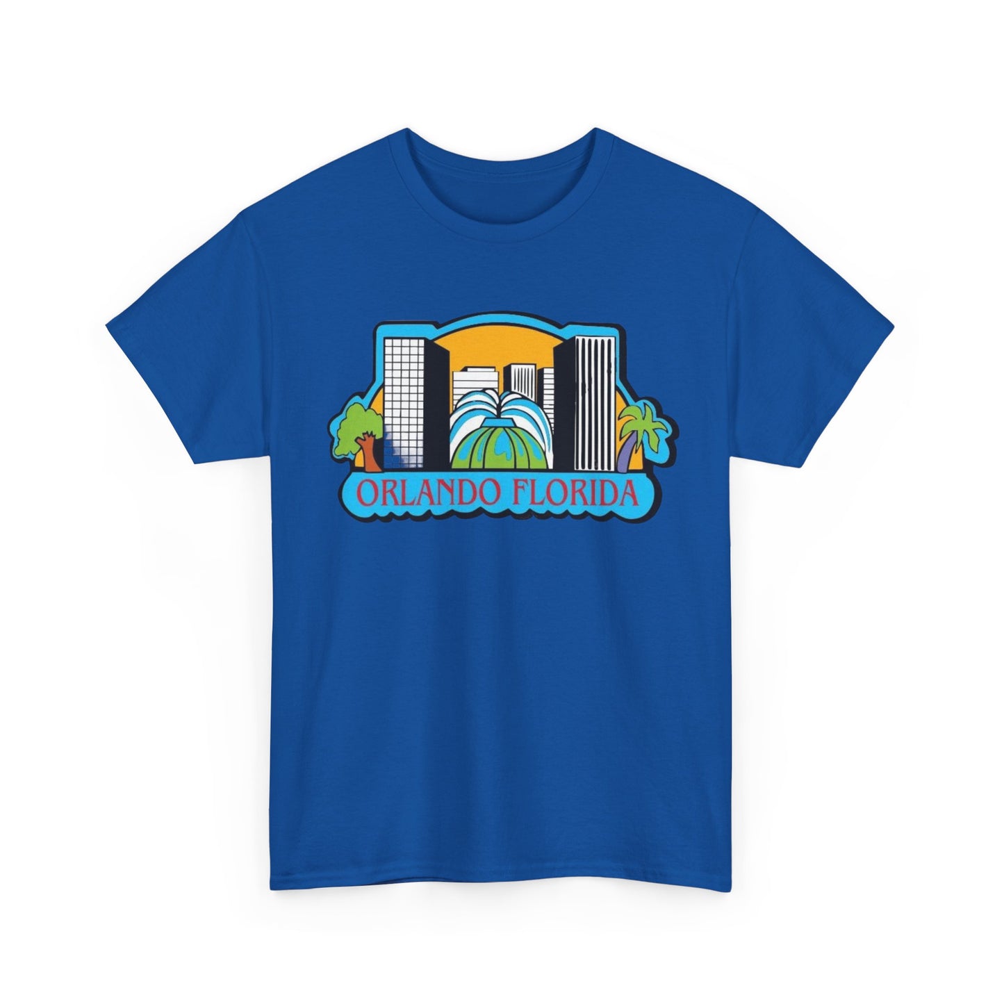 Orlando Florida Retro Skyline T-Shirt