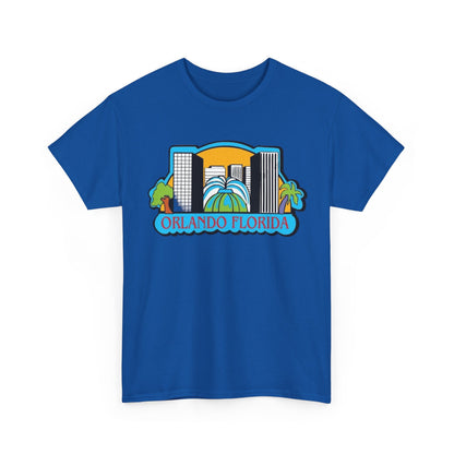 Orlando Florida Retro Skyline T-Shirt