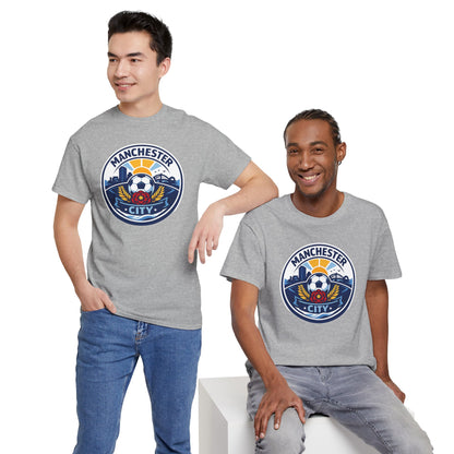 Manchester City Unofficial Soccer Logo T-Shirt — Football Fan Tee