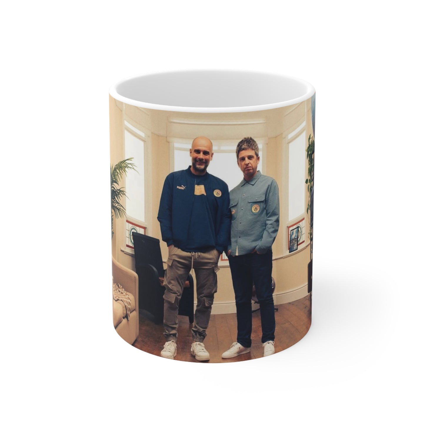 Pep And Noel Photo Coffee Mug — Personalized Ceramic Coffee Cup (11oz / 15oz)