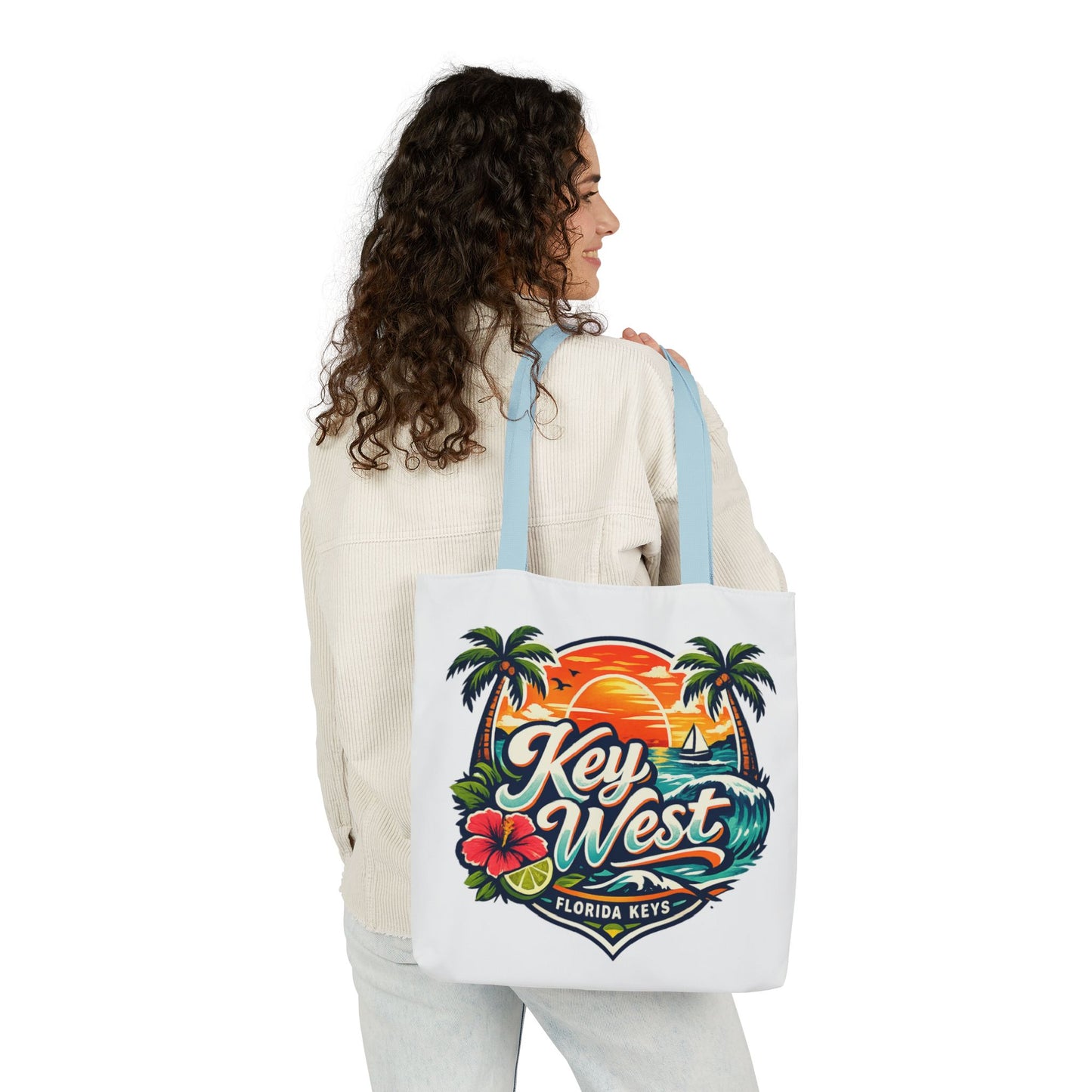 Key West Sunset Canvas Tote