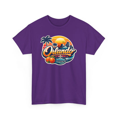 Orlando Retro Sunset T-Shirt — Vintage Florida Vacation Tee