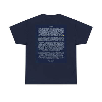 Bernardo Silva Tribute Tee – Inspirational Letter & Celebrating Goal Moment