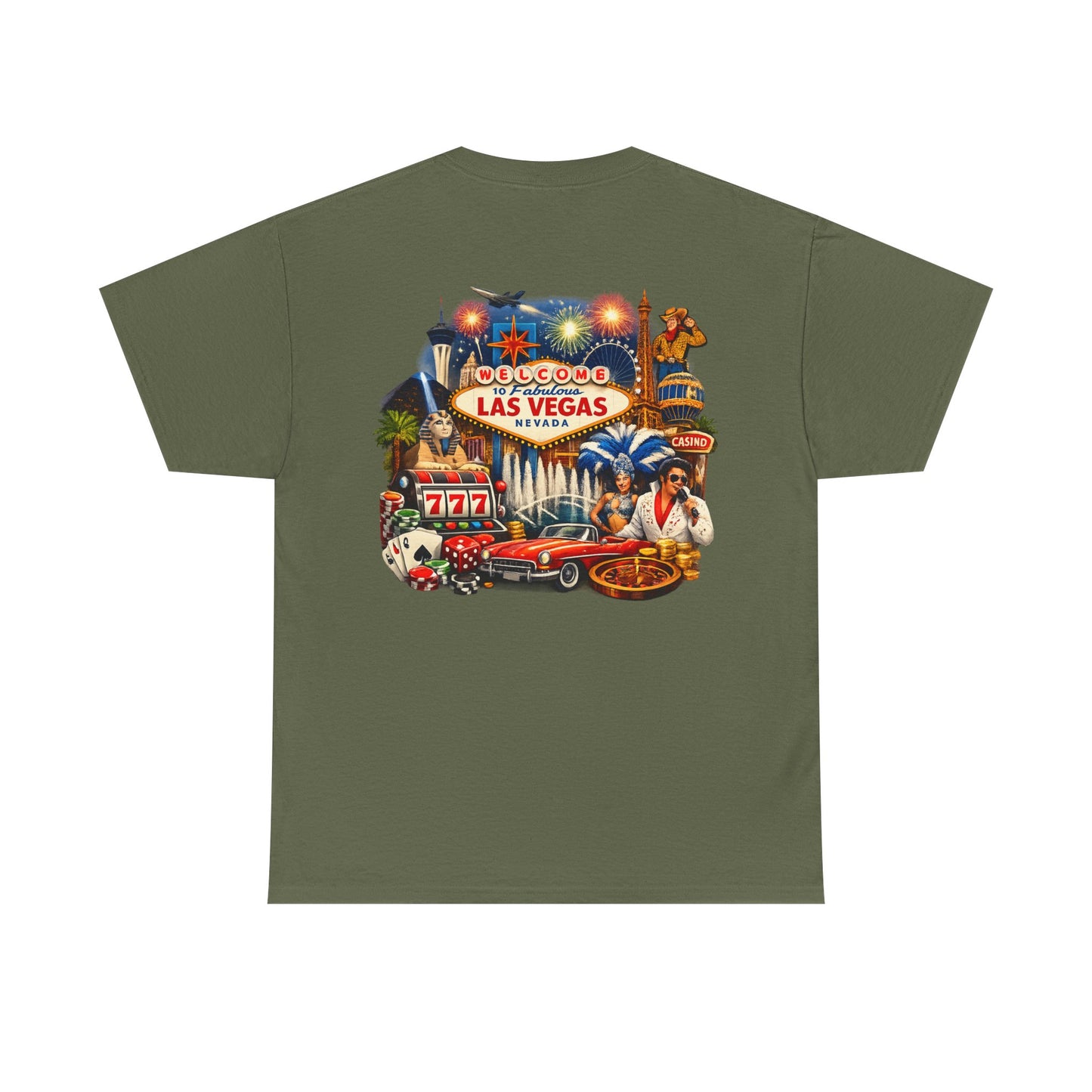 Las Vegas Vintage Collage T‑Shirt