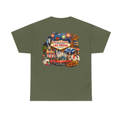 Las Vegas Vintage Collage T‑Shirt