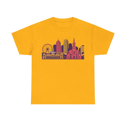 Orlando City Skyline T-Shirt — Colorful Urban Landmark Graphic Tee