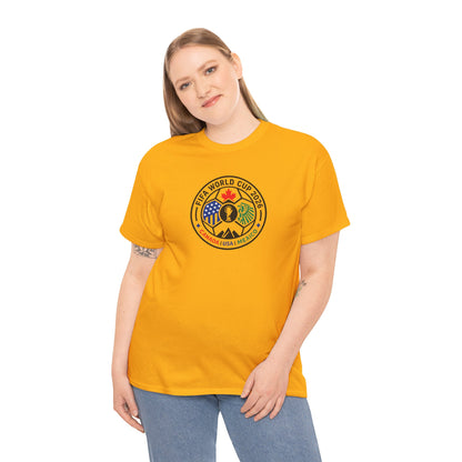 World Cup 2026 Soccer Tee — Canada USA Mexico Crest