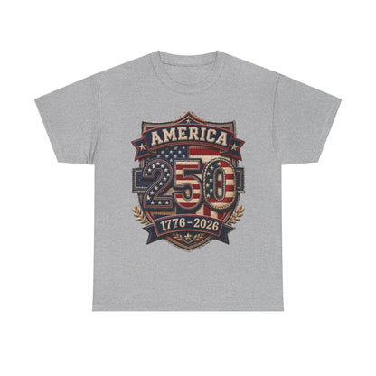 America 250 T-Shirt — 1776–2026 Bicentennial Celebration Tee