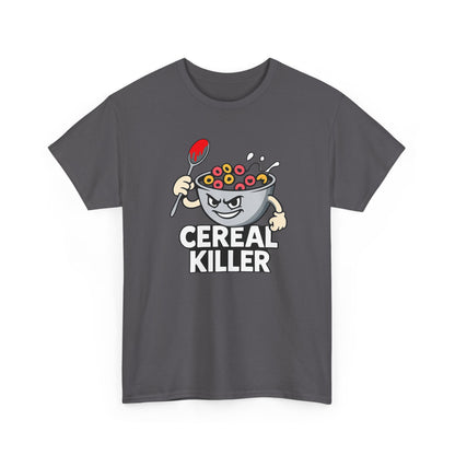 Cereal Killer Graphic Tee — Funny Breakfast Cartoon T‑Shirt
